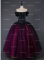 Gothic Corset Long Prom Ball Gown Dress