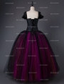 Gothic Corset Long Prom Ball Gown Dress