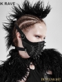 Black Gothic Punk Mask for Women