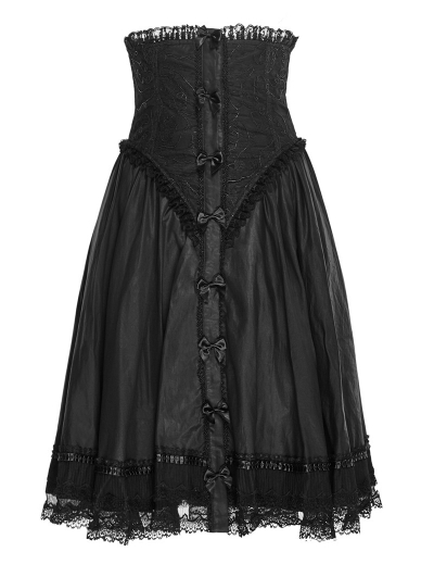 Black Gothic Two Wear Pettiskirt Cloak