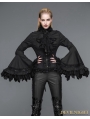 Black Gothic Palace Style Blouse for Women