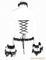 White Gothic Palace Style Blouse for Women