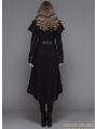 Black Vintage Gothic Long Cape Design Coat for Women