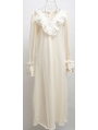 Long Sleeves Simple Medieval Chemise Dress