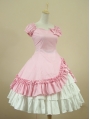 Pink Short Sleeves Classic Sweet Lolita Dress
