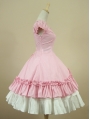 Pink Short Sleeves Classic Sweet Lolita Dress