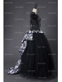 Romantic Gothic Corset Victorian Style Long Prom Gown
