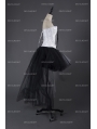 Black and White Alternative Gothic Punk Corset Prom Party Dress 