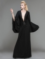 Black Gothic Persephone Maxi Dress