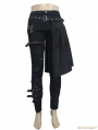 Black Gothic Punk Removable Skirts Trousers for Men