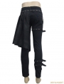 Black Gothic Punk Removable Skirts Trousers for Men