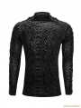 Black Gorgeous Gothic Long Sleeve T-shirt for Men