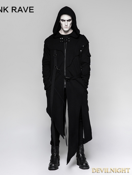 Black Gothic Darkly Punk Jacket for Men - Devilnight.co.uk