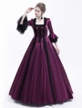 Purple Renaissance Marie Antoinett Theatrical Victorian Costume Dress