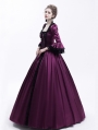 Purple Renaissance Marie Antoinett Theatrical Victorian Costume Dress