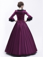 Purple Renaissance Marie Antoinett Theatrical Victorian Costume Dress