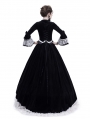 Black Velvet Civil War Queen Theatrical Victorian Costume Dress
