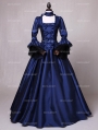 Blue Marie Antoinette Renaissance Princess Victorian Costume Dress