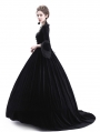 Black Velvet Marie Antoinette Queen Theatrical Victorian Dress