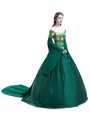 Green Fancy Theatrical Victorian Costume Dress