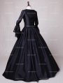 Black Ball Gown Theatrical Victorian Costume Dress