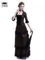 Brown Victorian Bustle Dress