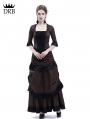 Brown Victorian Bustle Dress