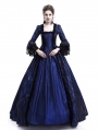 Blue Masked Ball Gothic Victorian Costume Dress