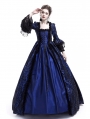 Blue Masked Ball Gothic Victorian Costume Dress