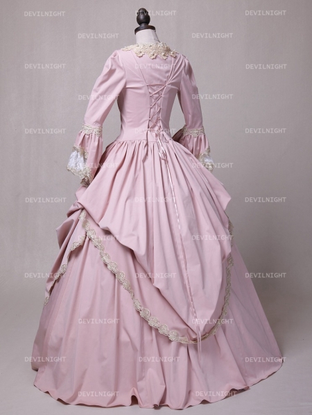 Pink Marie Antoinette Masked Ball Victorian Costume Dress - Devilnight ...