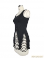 Black Gothic Punk Tank Top for Women