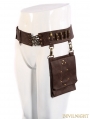 Coffee Steampunk Waistband with Bag for Men