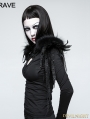 Gothic Feather Leather Shoulder Knot