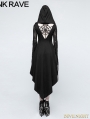 Black Gothic Dress with Back Spider Net