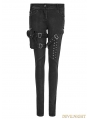 Black Gothic Punk belt Bag Jeans for Women