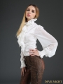 White Palace Style Chiffon Blouse for Women