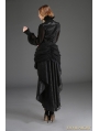 Black Gothic Irregular Lace Tailed Skirt