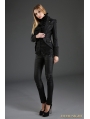 Black Gothic Dovetail Jacket for Women