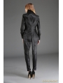 Black Gothic Dovetail Jacket for Women