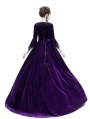 Purple Velvet Marie Antoinette Queen Theatrical Victorian Dress