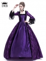 Purple Masked Ball Gothic Victorian Costume Dress