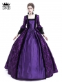 Purple Masked Ball Gothic Victorian Costume Dress