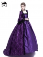 Purple Masked Ball Gothic Victorian Costume Dress