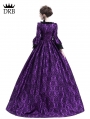 Purple Masked Ball Gothic Victorian Costume Dress