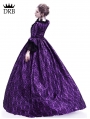 Purple Masked Ball Gothic Victorian Costume Dress