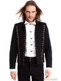 Black Gothic Vintage Short Jacket for Men