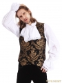 Gold Printing Pattern Gothic Vest for Men