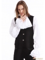 Black Gothic Vest for Men