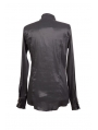 Black Long Sleeves Gothic Blouse for Men