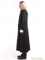 Black Vintage Gothic Long Trench Coat for Men